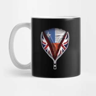 Chilean Flag  Chile Flag zipped British Flag - Gift for Chilean From Chile Mug